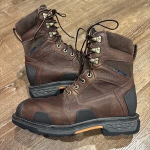 ARIAT Men's 8" Composite Square Toe Work Boots Waterproof Overdrive 8.5